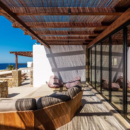 Trinity Mykonos - Beachfront Villa Platísz Jalósz Kültér fotó