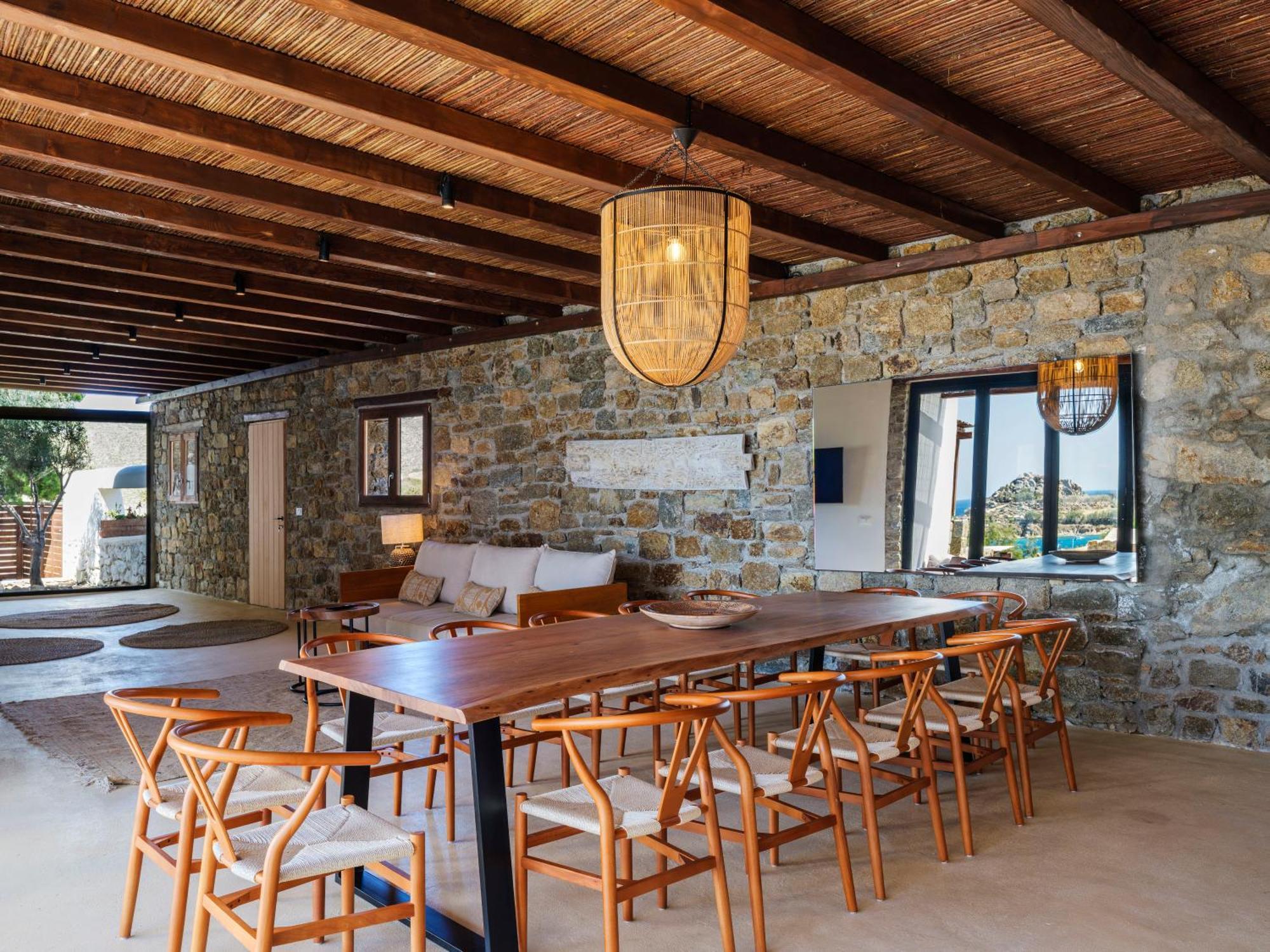Trinity Mykonos - Beachfront Villa Platísz Jalósz Kültér fotó